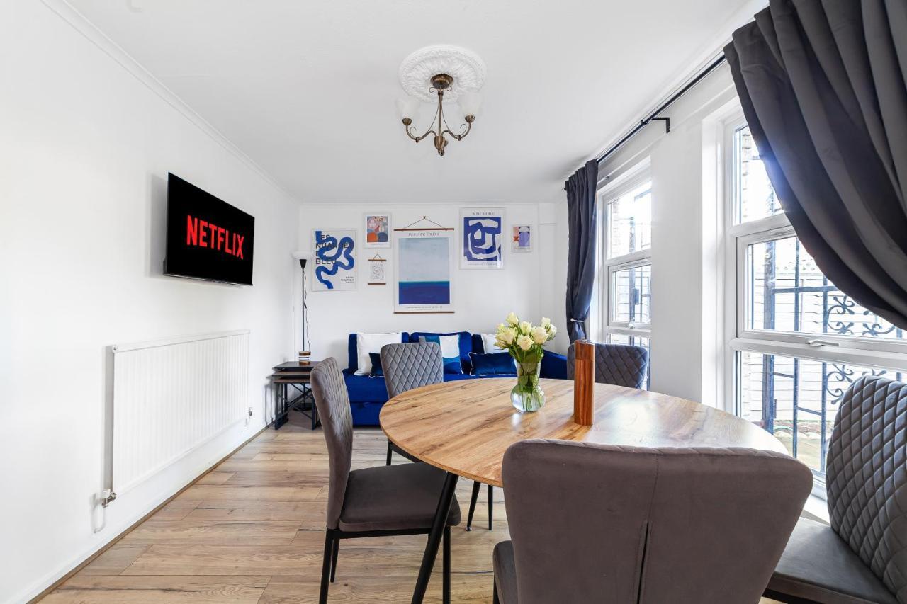 Arte Stays - 3-Bedroom Bright House London, Haggerston, Garden, Parking, 8 Min Walk To Haggerston Station, Weekly Or Monthly Stays, Serviced Accommodation - 7 Guests מראה חיצוני תמונה